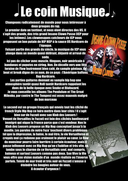 Le coin Musique (suite)